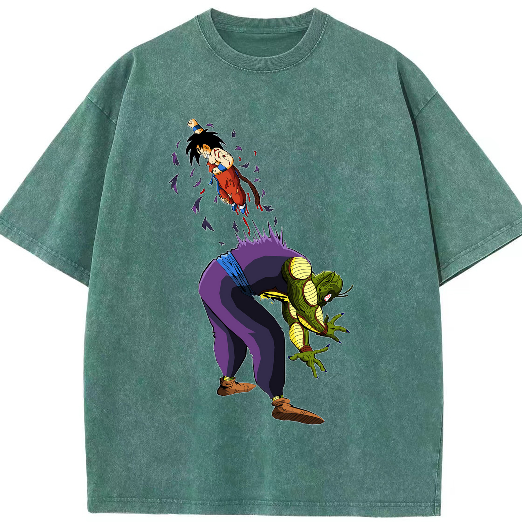 （画像用） ドラゴンボール DRAGON BALL 綿100% ヴィンテージ風 半袖Tシャツ（フロントプリント）